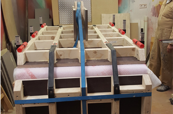 Konstruktion einer individuellen Fifty Boxx Küche